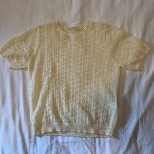 DOEN | Mónica Cream Knit Top